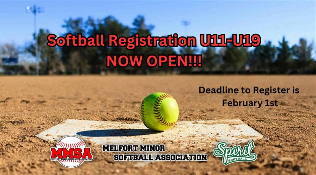 Spirit Softball Registration is open